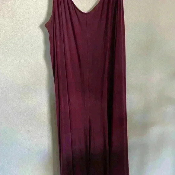 Athleta Burgundy Nighttime Bliss V-Neck Sleep Loungewear Romper Jumpsuit Size 3X - Picture 8 of 12